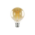 Integral 2.5w LED Globe G95 B22 1800k Ultra-Warm White Bulb