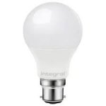 Integral 4.8w LED Frosted GLS B22 2700k Warm White Dimmable Bulb