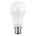 Integral 13w 220-240v 1521lm LED GLS B22 2700k Warm White Dimmable 240 Degree Beam Frosted ILGLSB22DC033