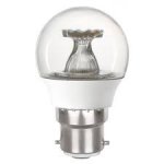 Integral 2.9w 240v LED Clear Golfball B22 4000k Cool White Bulb