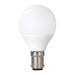 Integral 4.2w 470lm 220-240v LED Golfball B15 2700K Warm White Non-Dimmable 240 Degree Beam Frosted ILGOLFB15NC052