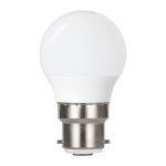 Integral 4.2w 220-240v 470lm LED Golfball B22 2700k Warm White Dimmable 240 Degree Beam Frosted ILGOLFB22DC057