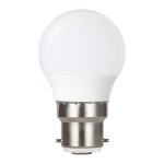 Integral 4.9w 220-240v 470lm LED Golfball B22 4000k Cool White Dimmable 240 Degree Beam Frosted ILGOLFB22DE088