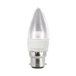 Integral 3.4w 220-240v 250lm LED Candle B22 2700k Warm White Non-Dimmable 240 Degree Beam Clear ILCANDB22NC011