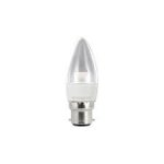 Integral 3.4w 240v LED Clear Candle B22 4000k Cool White Bulb