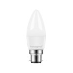 Integral 4.9w 220-240v 470lm LED Candle B22 2700k Warm White Non-Dimmable 250 Degree Beam Frosted ILCANDB22NC016