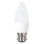 Integral 4.2w 220-240v 470lm LED Candle B22 4000k Cool White Non-Dimmable 240 Degree Beam Frosted ILCANDB22NE082