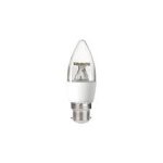 Integral 5.5w 240v LED Clear Candle B22 4000k Cool White Bulb