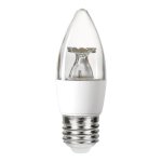 Integral 4.9w 220-240v 470lm LED Candle E27 4000k Cool White Non-Dimmable 240 Degree Beam Clear ILCANDE27NE085