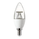 Integral 4.9w 220-240v 470lm LED Candle E14 5000k Daylight Non-Dimmable 240 Degree Beam Clear ILCANDE14NF062