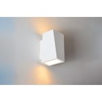 Integral LED Kastoria ILDEC009 Indoor Decorative Plaster Wall Light  White Paintable Gypsum, IP20, G9