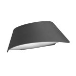Integral Vistalux LED Wall Light 9W 3000K IP65 Up/Down Dark Grey Outdoor Fixture ILDEA012