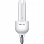 Philips Economy Compact Fluorescent Stick 8w 240v SES E14 2700K