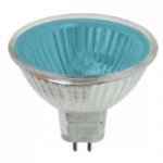 Pro lite 50w GU5.3 12v 12Deg Spot Halogen Turquoise True Colour MR16 Bulb