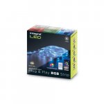 Integral 4.5w RGB 5m LED Strips UK Plug Remote Control - Music Sync - Bluetooth App