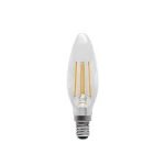 Bell Lighting 4w 240v SES Aztex LED CRI90 Filament Candle Clear 2200k Dimmable