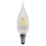 Bell Lighting 1W MES LED Filament Chandelier Bulb  Clear 2700K Warm White 240V