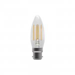 Bell Lighting 4w 240v BC LED Filament Candle Clear 2700k 05022