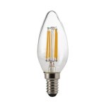 Bell Lighting 4w 240v SES LED Filament Candle Clear 2700k 05025