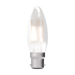 Bell Lighting 3.3w 240v BC LED Filament Candle Satin 2700k 60707