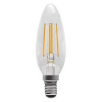 Bell Lighting 4w 240v SES LED Filament Candle Clear 2700k Dimmable