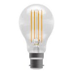 Bell Lighting 12w 240v BC LED Filament GLS Clear 2700k Dimmable