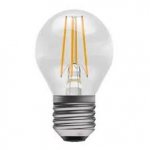 Bell Lighting 4w 240v ES LED Filament Round Clear 2700k Dimmable