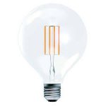 Bell Lighting 4w 240v ES LED Filament Large Globe Clear 2700k Dimmable