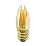 Bell Lighting 3.3w 240v ES LED Vintage Candle Amber 2000k 60810