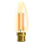 Bell Lighting 4w 240v BC LED Vintage Candle Amber 2000k Dimmable