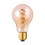 Bell Lighting 4w 240v ES LED Vintage Soft Coil Horizontal Filament GLS Amber 1800k Dimmable 60015