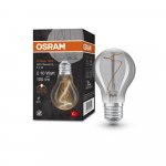Osram 1906 LED 3.4W 240v ES E27 Vintage Filament Smoked LED GLS Light Bulb