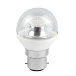 Bell Lighting 4w 240v BC LED Round Ball Clear 45mm 2700k Dimmable