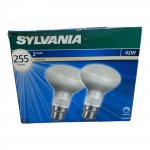 Sylvania 42w R80 BC B22 Halogen Spotlight Reflector Light Bulb - Pack of 2