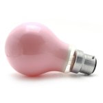 Crompton Colourglazed 15w 240v B22 - BC Pink GLS Bulb 15PIBC-GLZ