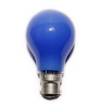 GE 25w 240v BC B22 Blue GLS Bulb