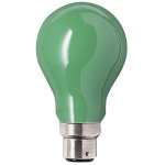 Branded 40w 240v BC - B22 Green GLS Bulb