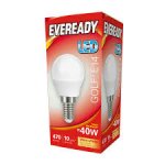 Eveready LED Golfball E14 4.9W 470LM 3000K Warm White Boxed S13608