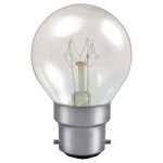 Orbitec 15W 130v BC B22 Clear Golfball Low Voltage Light Bub - Pack of 2