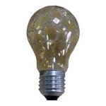 Radium 60w 240v ES E27 Incandescent Gold Crush Effect GLS Light Bulb