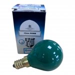 Crompton 25W SES E14 Green Incandescent Round Golfball Light Bulb - Pack of 3