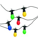 Powermaster S8894 LED 20 Large Globe Festoon String Lights  Coloured, IP44, Outdoor & Garden Use