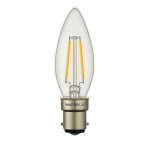 Heathfield 4.2w 240v BC LED Filament Candle Bulb Clear 2700K Dimmable