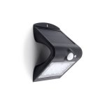 Integral LED True Solar Outdoor Wedge Wall Light PIR IP65, 4000K, 220LM, 1.5W  ILSWL001 (Black)