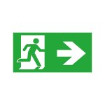 Bell 09085 ISO Reversible Left & Right Legend for Spectrum Exit Sign