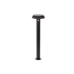 Integral LED True Solar Outdoor Bollard Light 700mm IP65 Black ILSBDB009