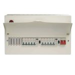 Wylex WNM1770 15 Way Dual RCD Consumer Unit  100A Main, 10 MCBs, 18th Edition