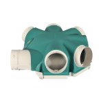 Xpelair Xplus 2 EC Multi-Point Mechanical Extract Ventilation Unit 92498AG | MEV with Energy-Efficient EC Motor