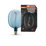 Osram Vintage 1906 Blue Dimmable Balloon 4.5W E27 1600K Decorative Bulb  Retro LED Style