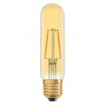 Osram 1906 LED 2.5W (20w) 240v E27 ES Vintage Filament Gold Glass Tubular Light Bulb